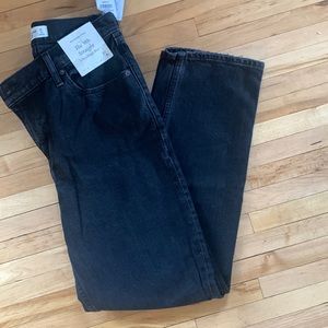 Abercrombie 90s Straight Black Jeans